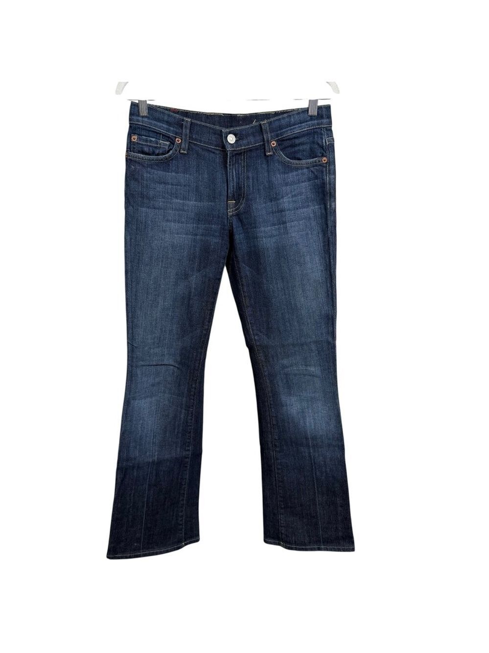 7 For All Mankind Bootcut Jeans Size 28 Made in USA Dark Wash‎